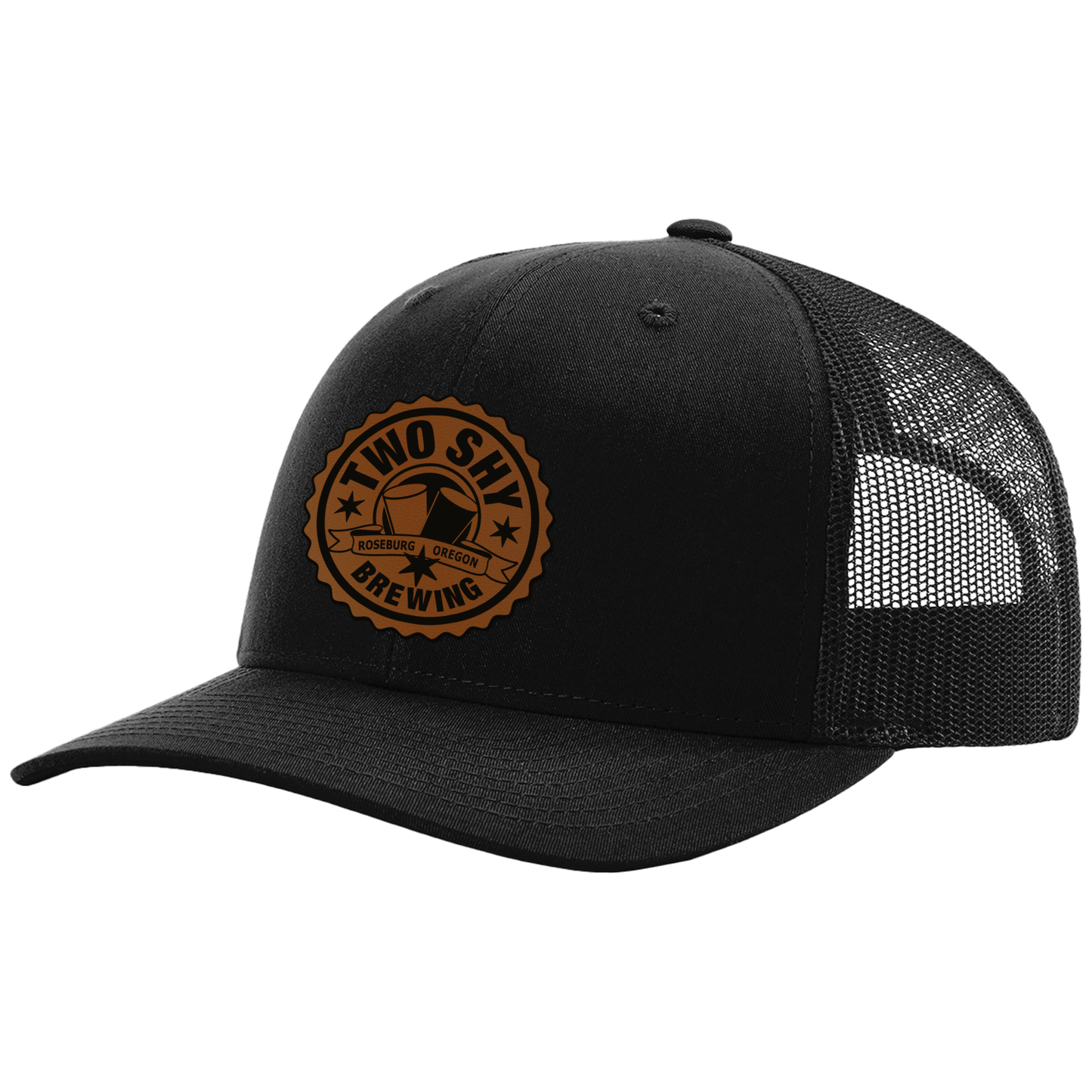 Two Shy Leather Patch Hat - Richardson 112