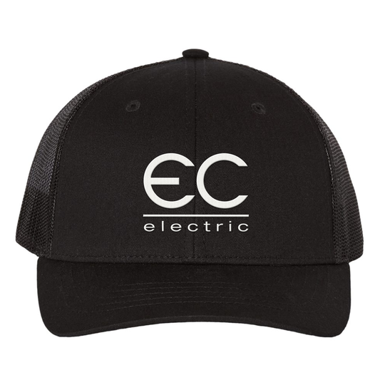 EC Electric YOUTH Trucker Hats - Puff Embroidery