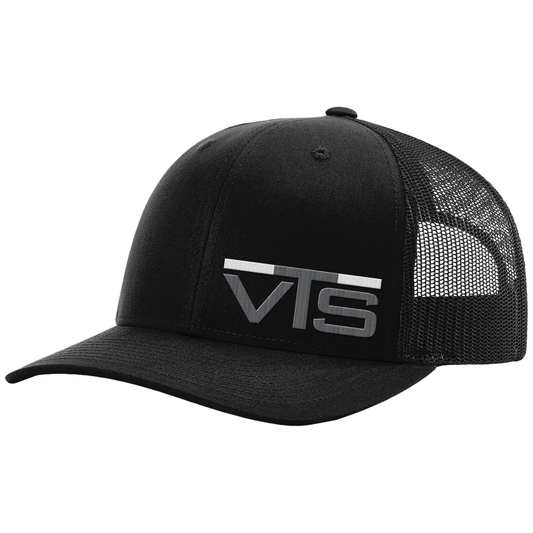 Valley Tel Embroidered White/Gray Logo Hat - Richardson 112