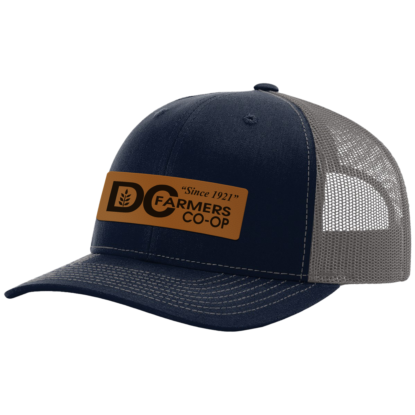DC CO-OP Logo Rawhide Leather Patch