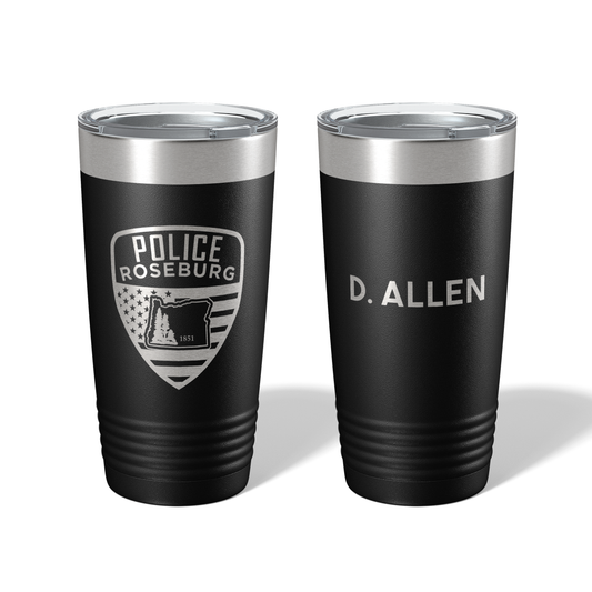 Roseburg PD Patch 20oz Tumbler