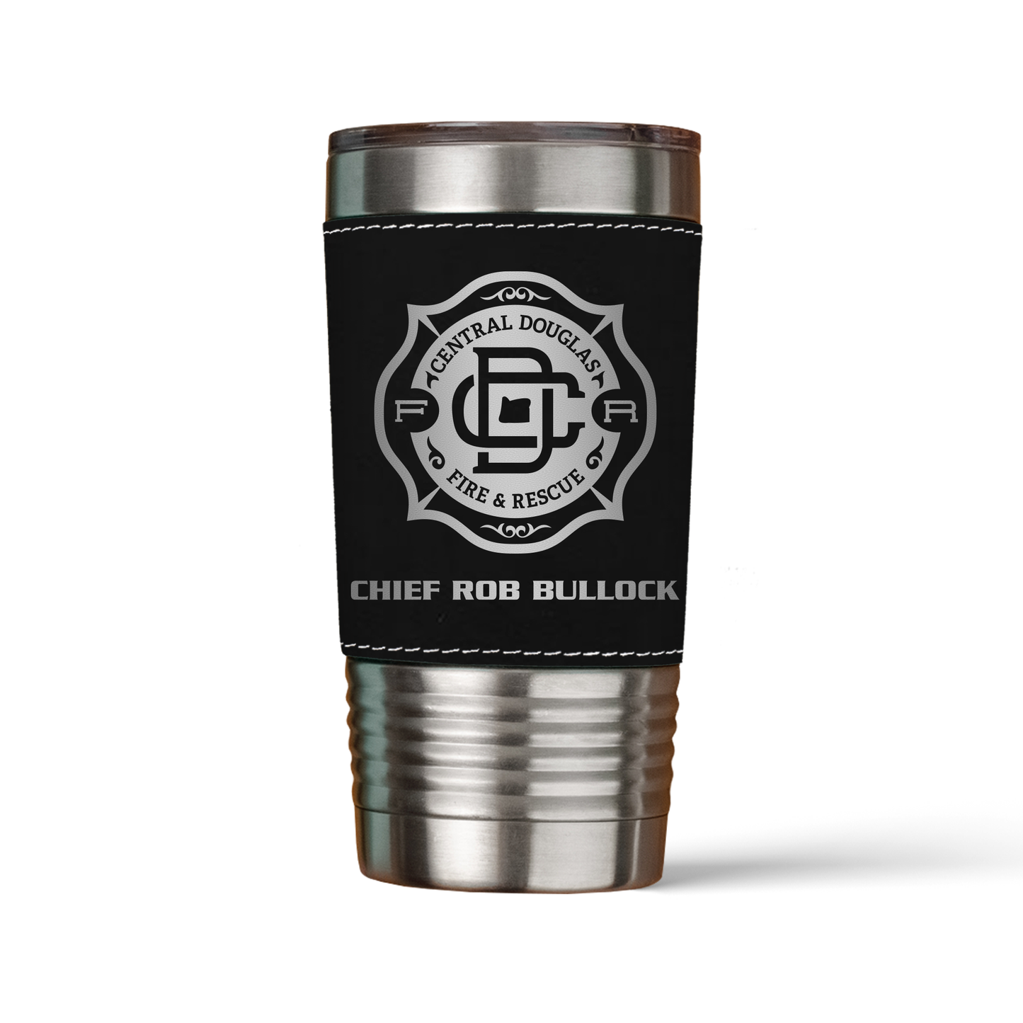 Central Douglas Fire & Rescue Engraved Portfolio & Tumbler Set