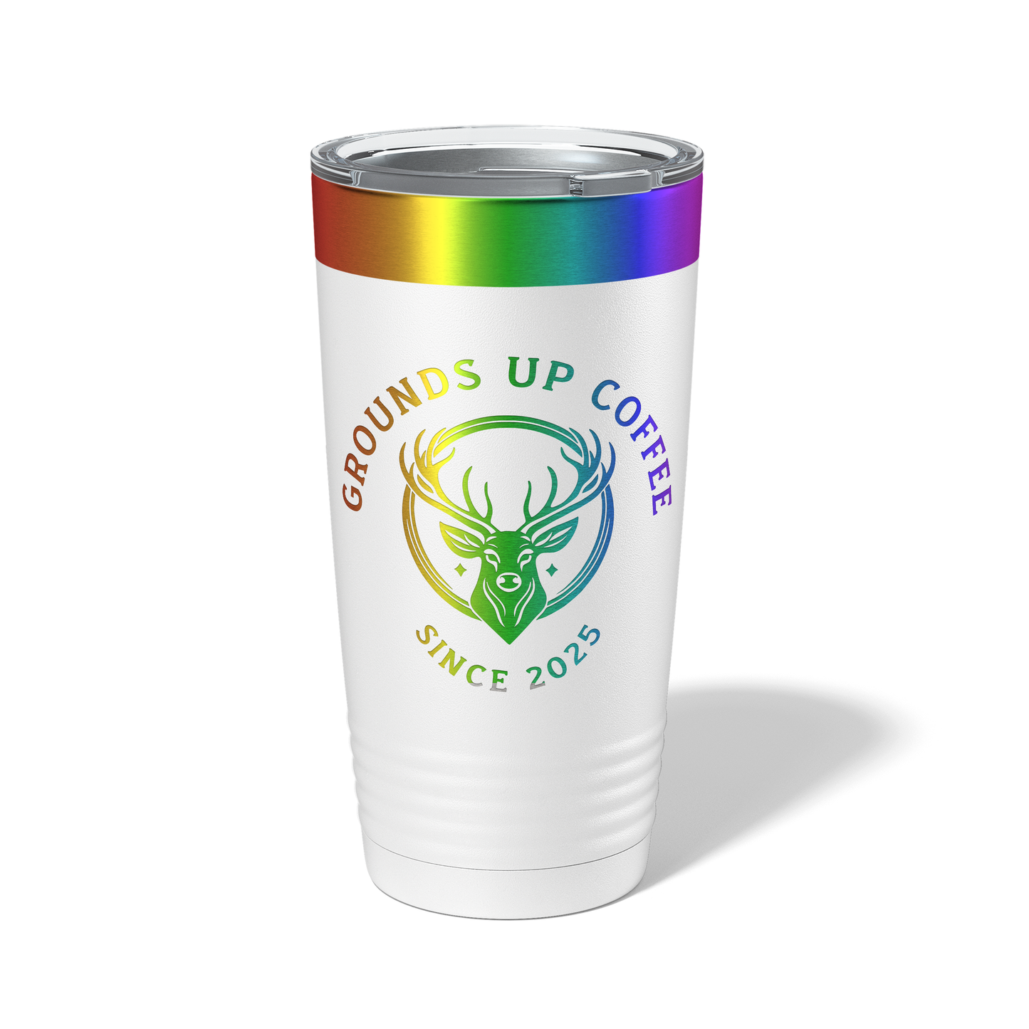 Grounds Up Coffee Logo 20oz Prism Tumbler