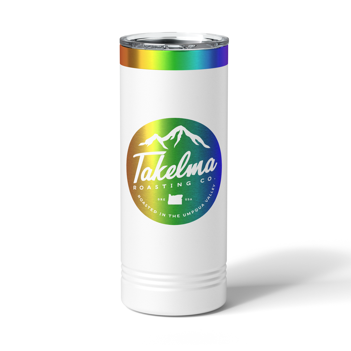 Takelma Mountain Logo 22oz Prism Skinny Tumbler