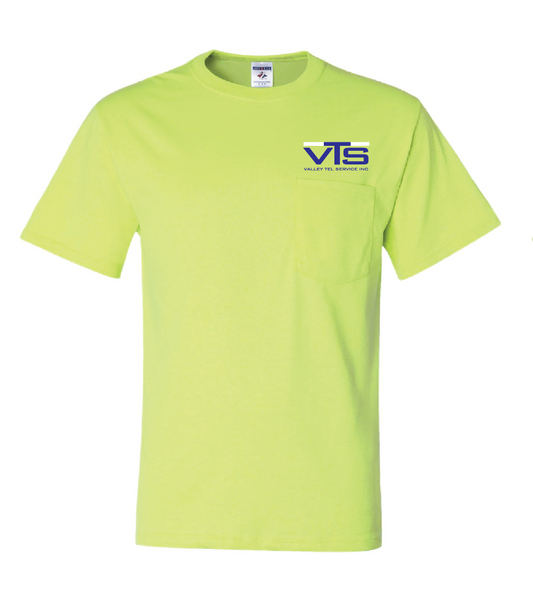 Valley Tel Safety Green Shirt -Jerzees 29MPR