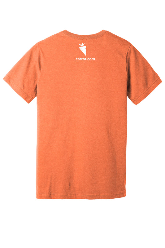 Carrot Tshirt -3001 CVC Heather Orange