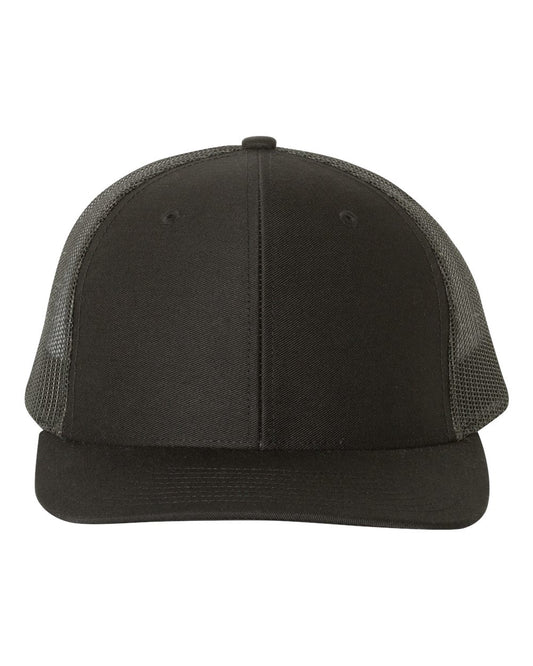 Pacific Stone & Countertops Logo Genuine Leather Patch Hat - Richardson 112