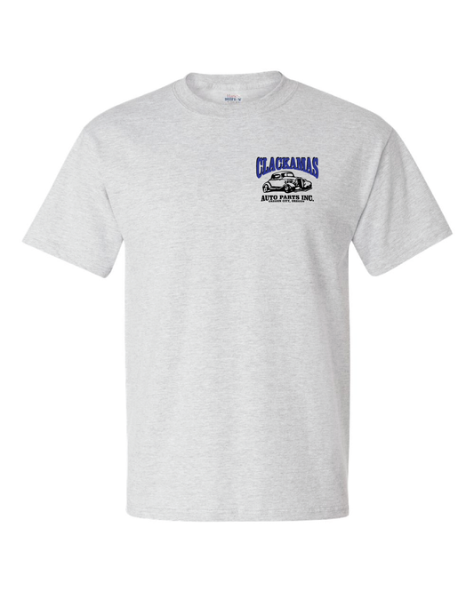 Clackamas Auto Parts Tshirt - 5180 Ash Gray