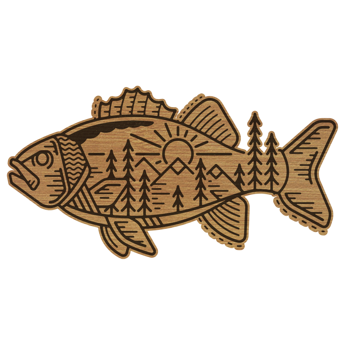 Granite State Apparel - Tribal Fish Patch