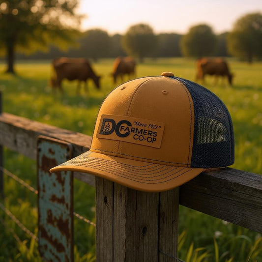 DC CO-OP Logo Rawhide Leather Patch