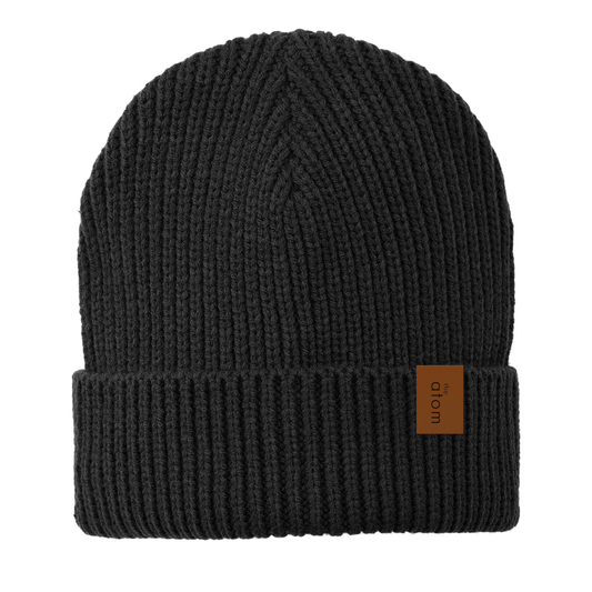 The Atom Engraved and Stiched Pinch tag Beanie - c908 Watch Beanie