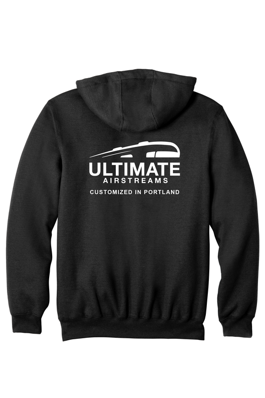 Ultimate Airstream Printed Carhartt Zipup Hoodie - Black CTK122