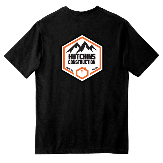Hutchins Construction Printed Carhartt Tshirt - Black CTK87