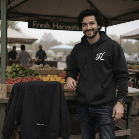 Hallman Woodworks Carhartt Hoodie - Black Carhartt® Rain Defender® Paxton Heavyweight Hooded Zip Mock Sweatshirt