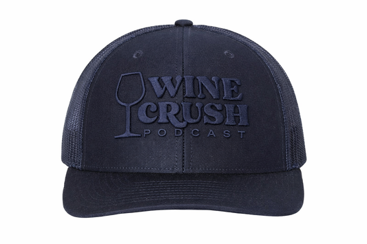 Wine Crush Podcast Trucker Hats - Puff Embroidery