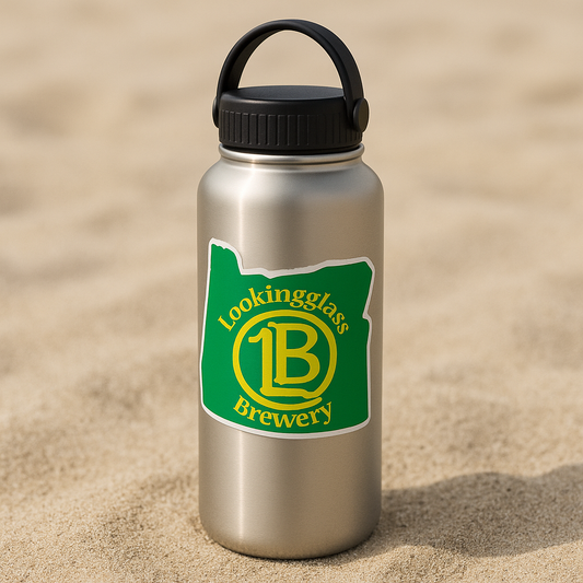 Lookingglass Brewery Die Cut Decals 3.5 x 2.75