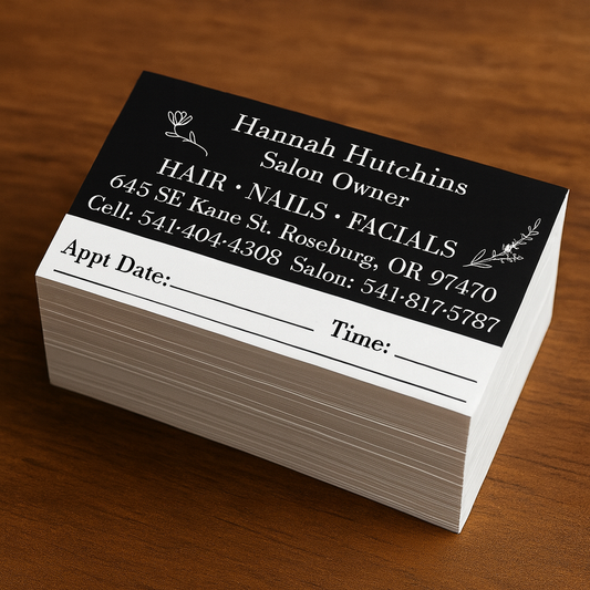 Magnolia Beauty Bar Business Cards