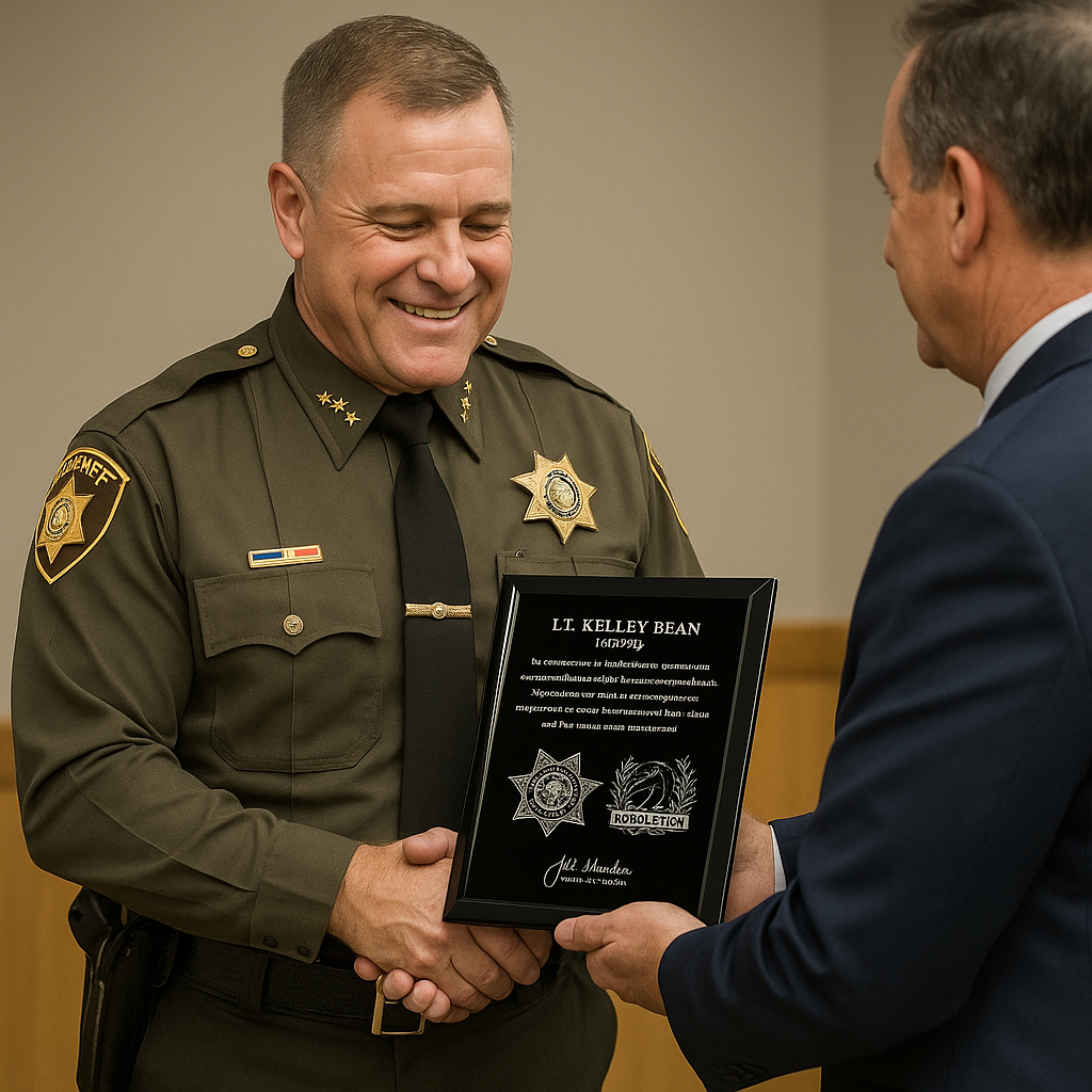 Douglas County Sheriff Negotiator Plaque 8x10 Black - GMR810BK