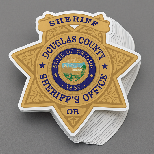 Douglas County Sheriff Die Cut Decals 3.5 x 3.5