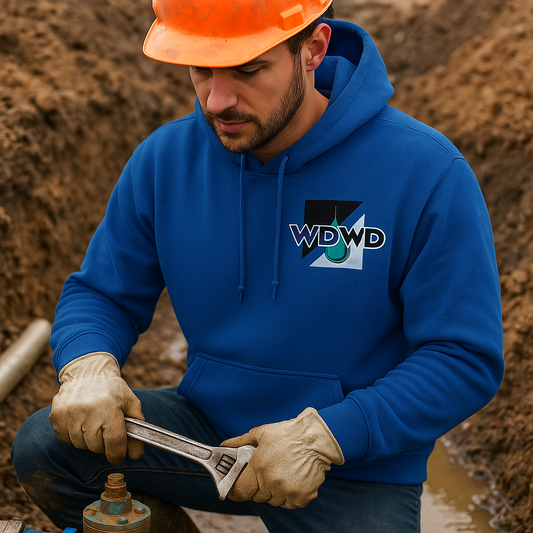 Winston Dillard Water District Printed Hoodie - Sport Tek ST254 True Royal