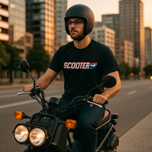 Scooter Swap Shop Stars & Stripes Tshirt - NL3600 Black