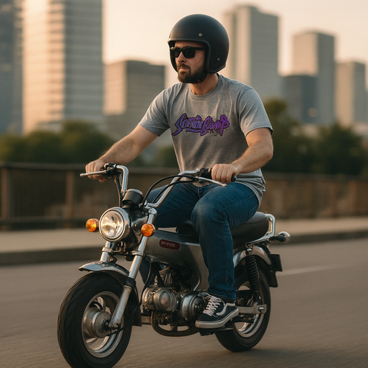 Scooter Swap Shop Graffiti Tshirt - NL3600 Heather Grey