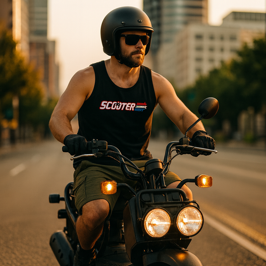 Scooter Swap Shop Stars & Stripes Tank - NL3633 Black