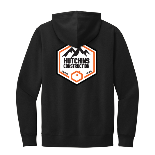 Hutchins Construction Logo'd Hoodie - Black DT6100