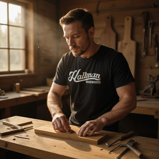 Hallmans Men's TShirt -3001 Black