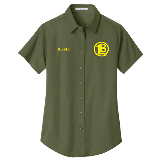 Lookingglass Brewery Women's Short Sleeve - Clover Green