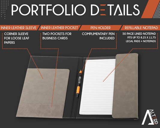 KMC Engraved Portfolio