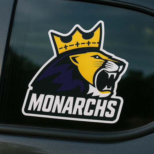 Umpqua Valley Christian School Lion Decals 4in x 4in