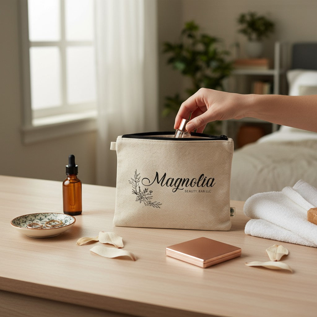 Magnolia Bar Hemp Pouch - EC8402 Natural