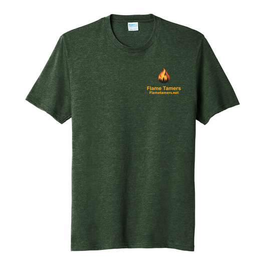 Flame Tamers Tri-Blend Tee Tshirt - Military Green PC330