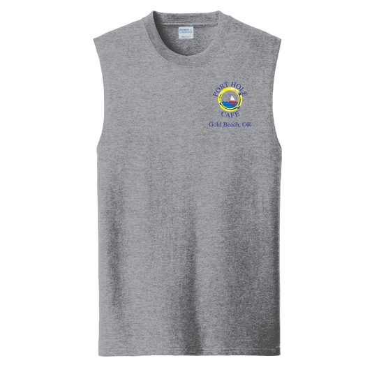 Port Hole Cafe Men's Tank top - PC54SL Heather Gray
