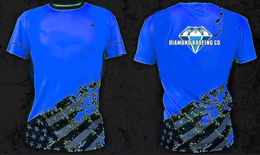 Diamond Roofing Sublimated Shirt - Custom Printed