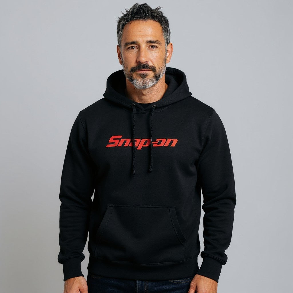 Snap-On Hooded Sweatshirt - DT6100 Black