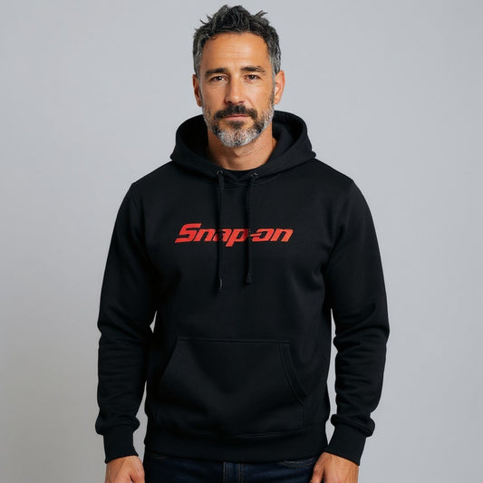 Red Snap-On Hoodie and Hat Bundle - DT6100 Black and Outdoor Cap USA-751M