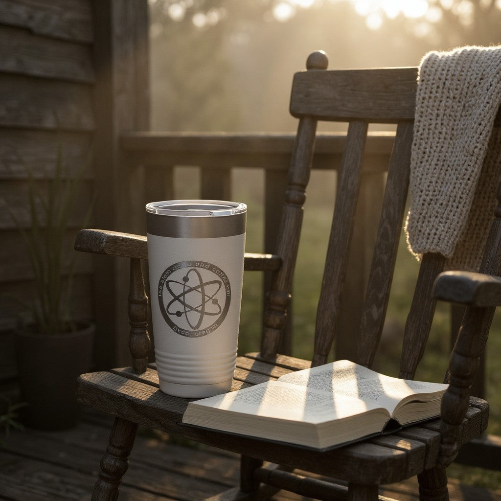 The Atom Logo 20oz Tumbler