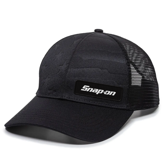 Snap-On Embossed Flag Patch Hat - Outdoor Cap USA-751M