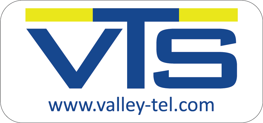 Valley Tel Stickers (3" x 1.4" Pack of 400)
