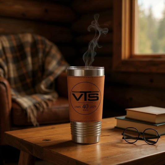 Valley Tel 20oz Leatherette Tumbler