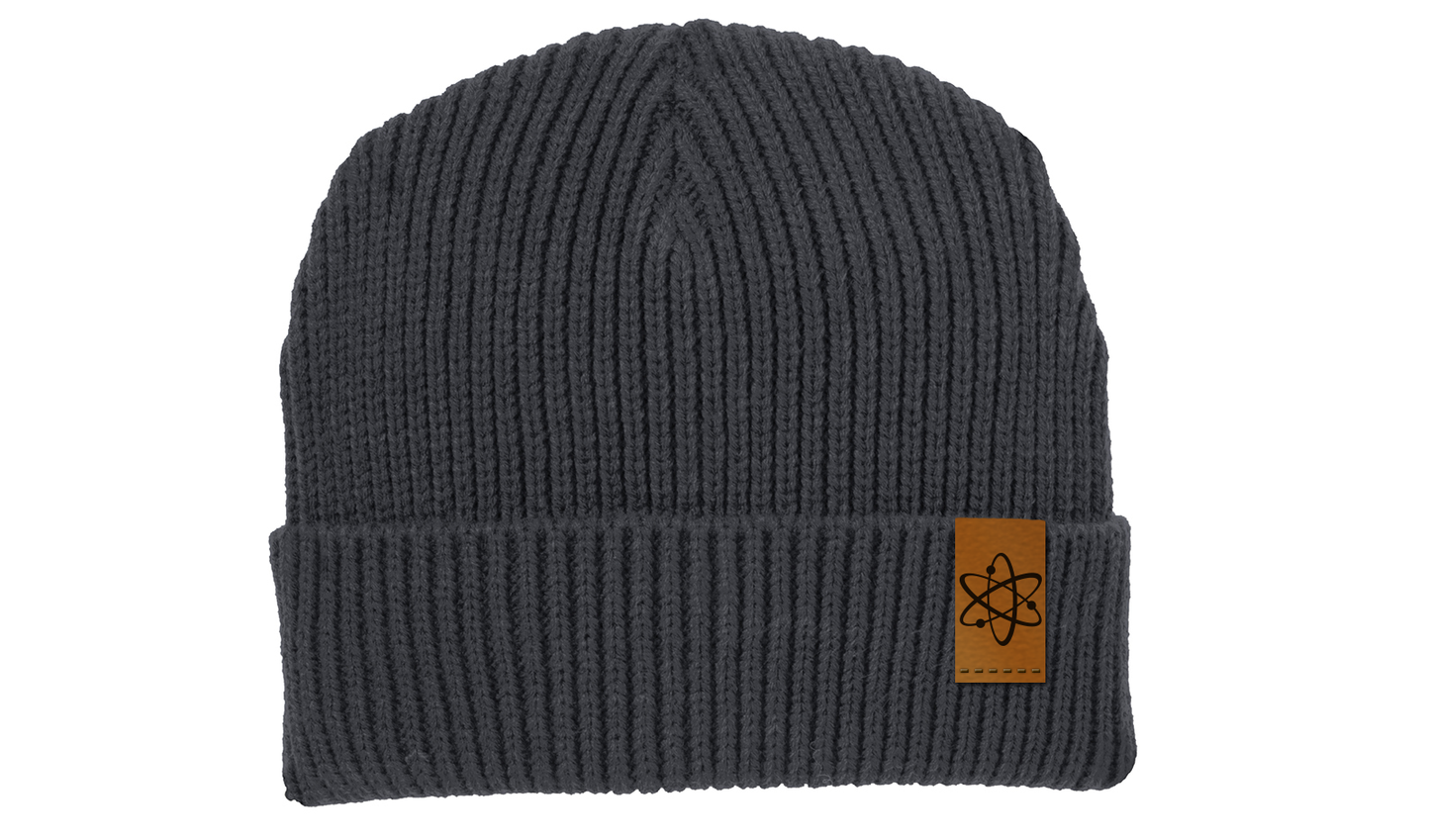 The Atom Engraved and Stiched Pinch tag Beanie - c908 Watch Beanie