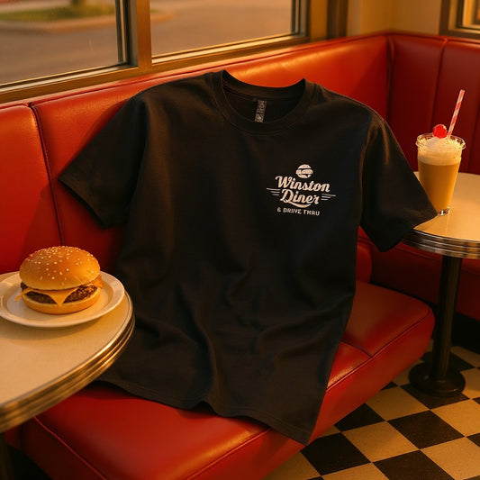 Winston Diner Tshirt - DT6000 Black