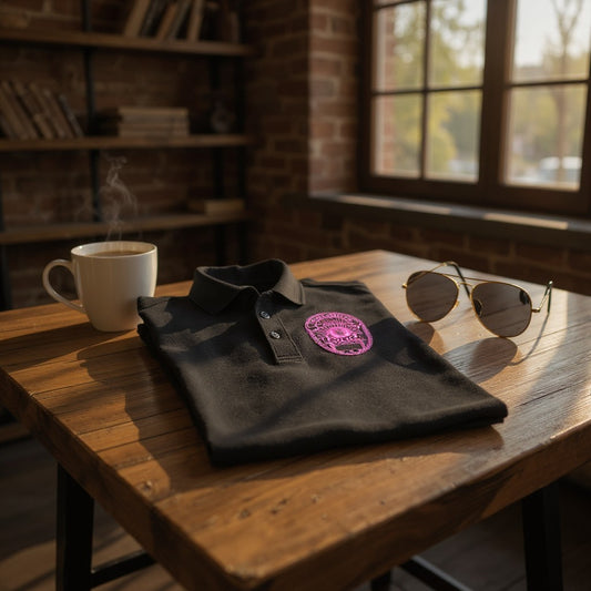 Winston PD Graphite Breast Cancer Polo shirt - CS4020 Black