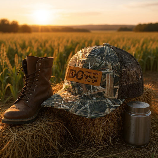 DC CO-OP Logo Rawhide Leather Patch - Richardson 112P