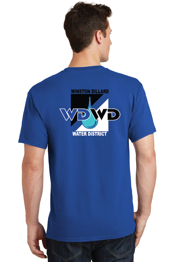 Winston Dillard Water District Printed TALL Tshirt - PC54T Royal