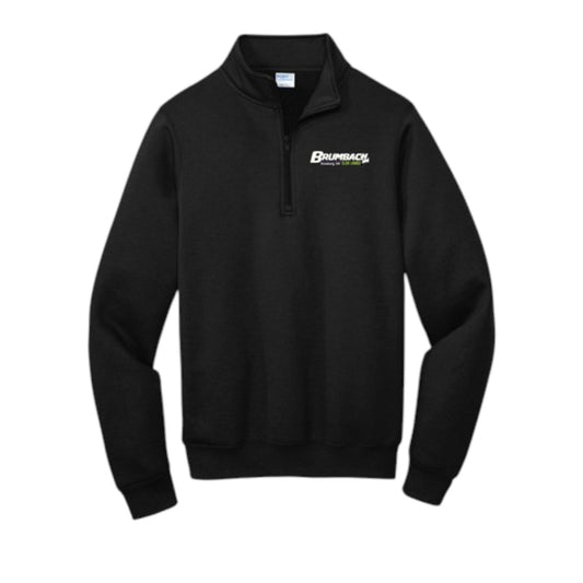 Brumbach Club Lambs Printed 1/4 Zip - Black PC78Q