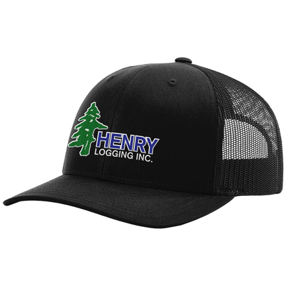 Henry Logging Embroidered Hat Green/Blue Edition - Richardson Hat 112