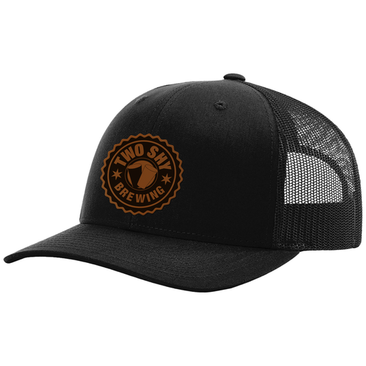 Two Shy Rawhide Leather Patch Hat - Richardson 112